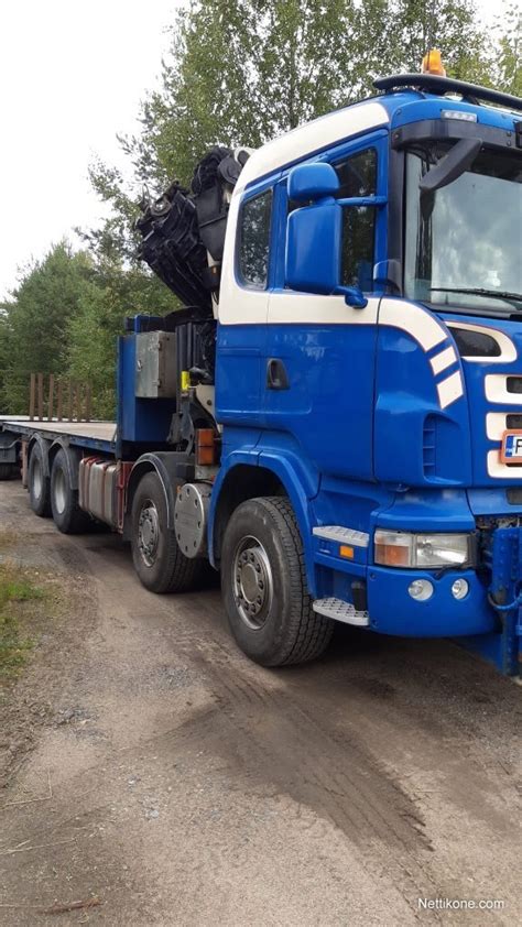 Scania R500 8x4 Palfinger 44000 nosturi jibillä kuorma autot 2009