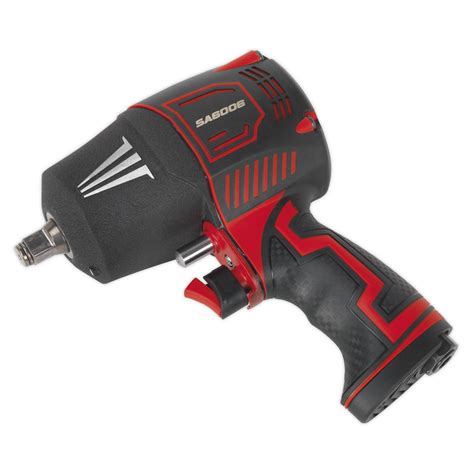 Composite Air Impact Wrench Sq Drive Twin Hammer Huttie