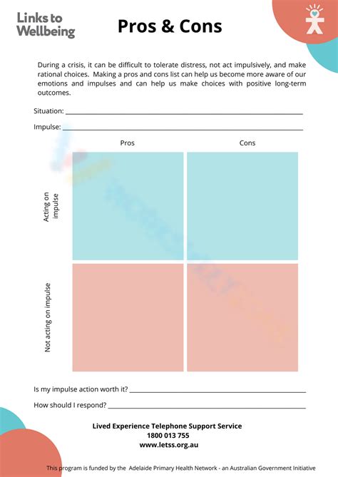 Pros And Cons Worksheets Worksheets Worksheet Hero