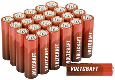 Sotel Voltcraft Industrial Lr Mignon Aa Batterie Alkali Mangan