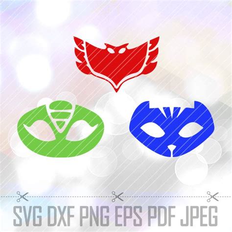 Pj Masks 4th Birthday Svg