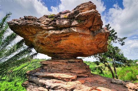 Umbrella Rock In The Yilo Krobo District Outside Of Accra Ghana