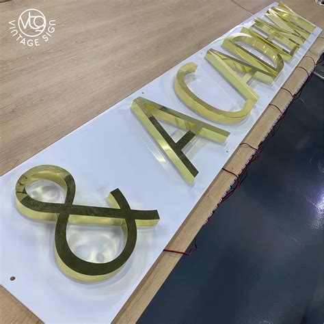 Acrylic Sign Board D Channel Letters Signage Led Custom