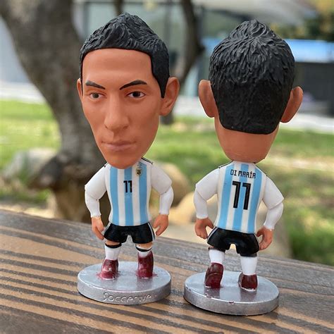 Football World Cup Dimaria Argentina Footballer Doll Play Figure Hand