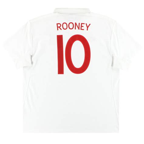 England Umbro Home Shirt Rooney Xxl