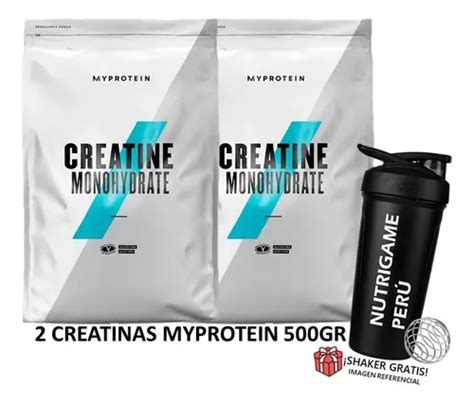 Creatina Monohidratada 1kg Myprotein Shaker Tienda Fisica Cuotas