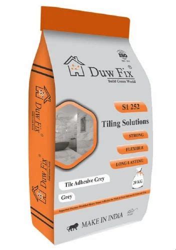 Duwfix Tile And Stone Chemical 20 Kg Bag At Rs 550 Bag In Surat ID