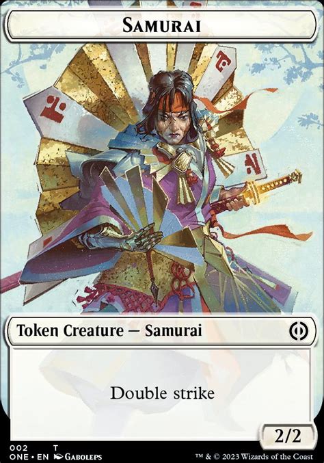 Samurai Token Phyrexia All Will Be One Standard Card Kingdom