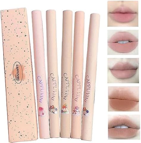 Amazon Domality Colors Lip Liner Pen Set Pcs Nude Pink