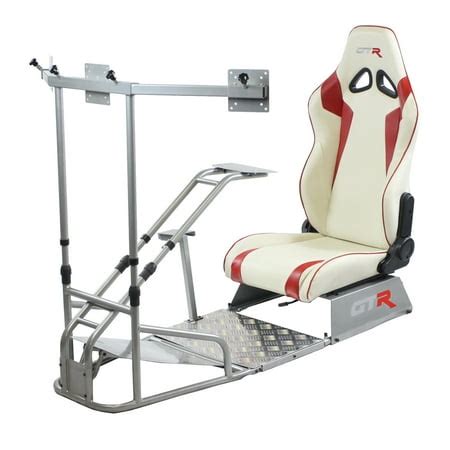 GTR Simulator GTSF Model Racing Simulator Cockpit Silver Frame wiht ...