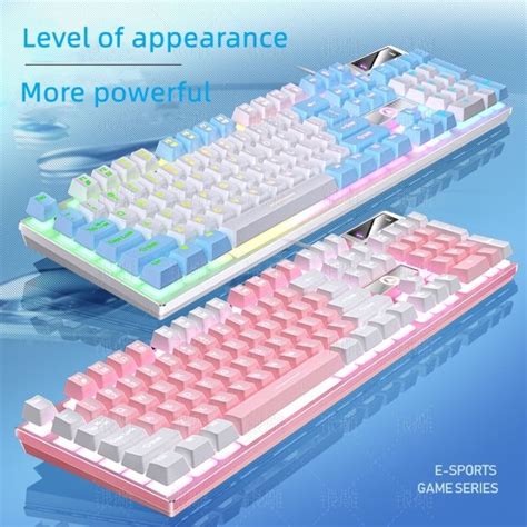 Silver Eagle K500 Game Wired Keyboard With Color Luminous Mechanical