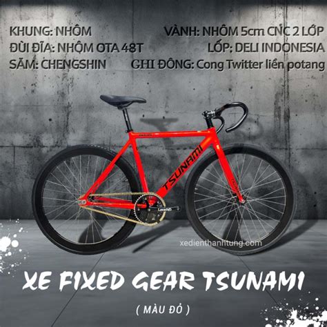 Xe P Fixed Gear Tsunami Smn C C Ch T T I H I Ph Ng H Th Ng Xe