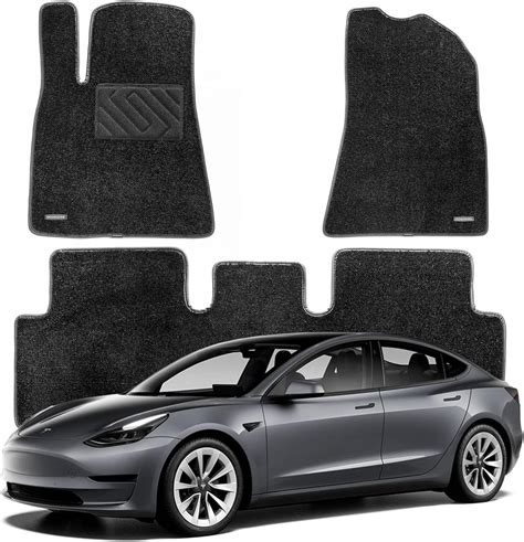 Amazon WENNEBIRD Superior Carpet Floor Mats For Tesla Model 3 2017