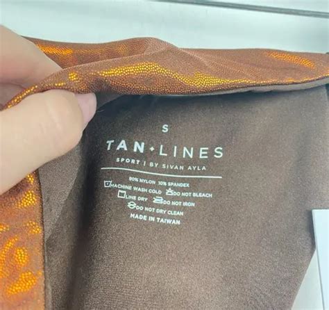 SIVAN AYLA TAN LINES Bikini Bottoms Smokeshow Collection Palm Springs Bronze S 22 New With