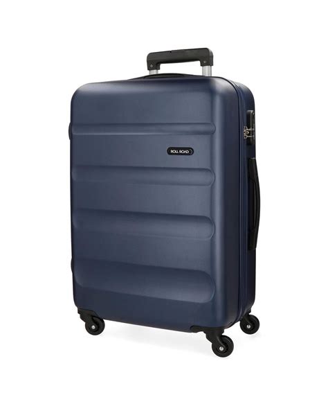 Maleta De Cabina R Gida Cm Roll Road Flex Marino Superjuguete Montoro