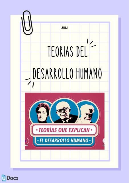 Teor As Del Desarrollo Humano Juliana Gomez Udocz