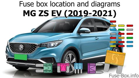 Fuse Box Location And Diagrams MG ZS EV 2019 2021 YouTube