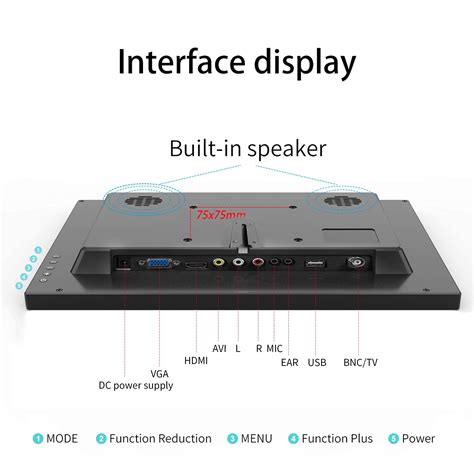 13 3 Inch Small PC Monitor Mini Monitor HDMI Monitor 1366x768 LED