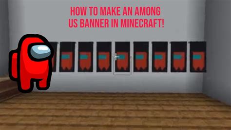 How To Make An Among Us Banner In Minecraft Simple Banner Designs 3