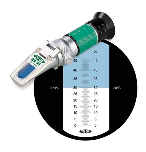 VEE GEE Handheld Refractometer Model BX 50 Refraktometer Quantity 1