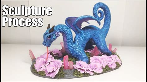 Dragon Sculptures Polymer Clay