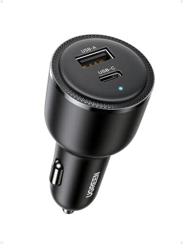 UGREEN 63W Cargador De Coche USB C Cargador Para Coche USB Carga