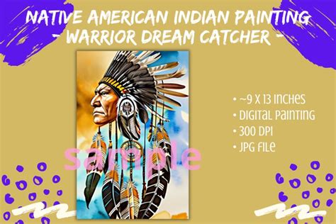 Native American Indian Dream Catcher Art