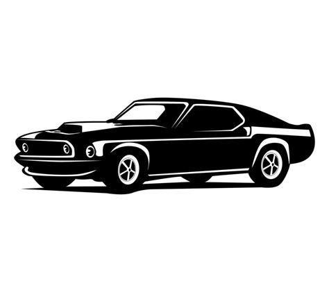 American Muscle Car 5285719 Vector Art At Vecteezy