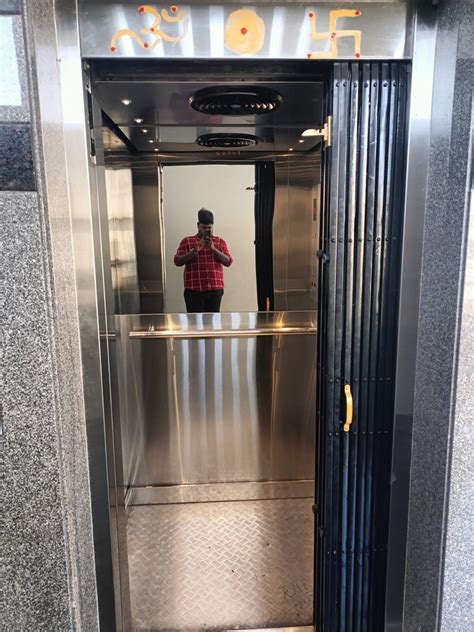 50hz Stainless Steel Passenger Elevator With Machine Room Maximum