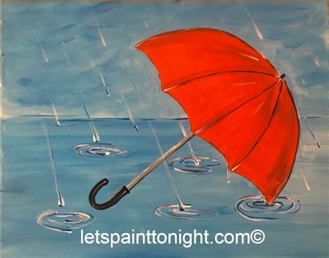 Rainy Day Paintings With Umbrellas Norine Croft