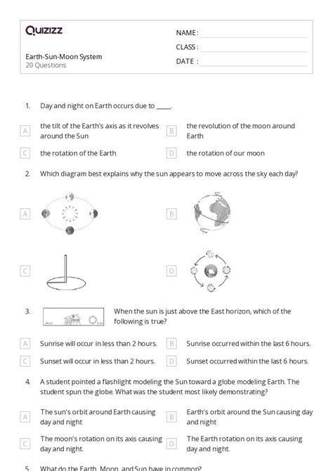 50 Earths Systems Worksheets For 5th Grade On Quizizz Free And Printable