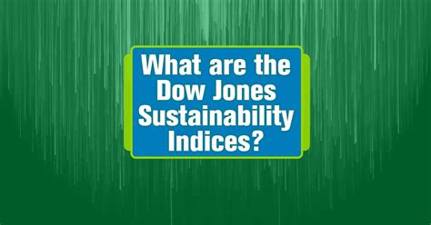 UP: What Are the S&P Dow Jones Sustainability Indices?