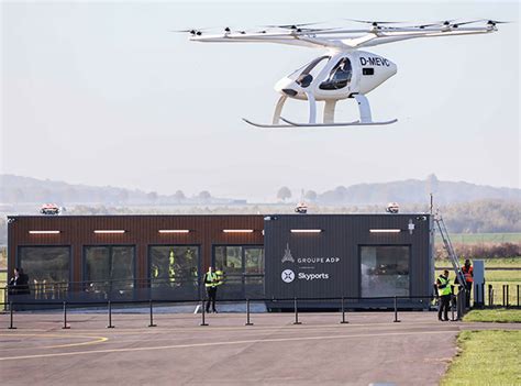 Evtol Le Vertiport Au Complet Pontoise Air Journal