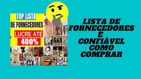 como a lista de fornecedores de sucesso funciona é confiavel mesmo