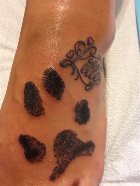 48 best images about Paw Tattoo on Pinterest | Dog paw prints, Animal ...