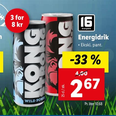 Energidrik Tilbud Hos Lidl