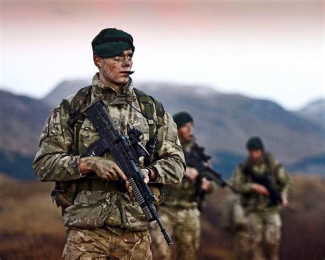 Members Of 43 Commando Fleet Protection Group During A Patrol