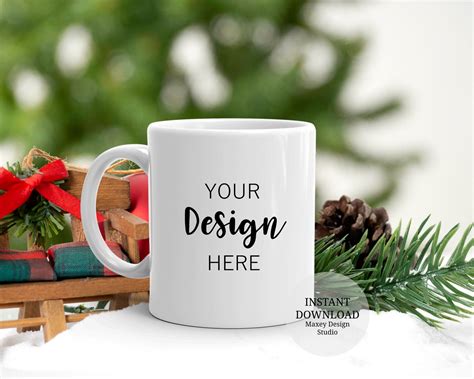 Christmas mug mockups Mockup Christmas Mugs Mug Mockups | Etsy