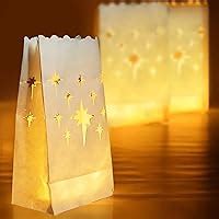 Amazon Uratot Pieces White Luminary Bags Paper Luminaries