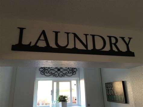 Metal Laundry Sign Metal Laundry Home Decor Laundry Room Etsy