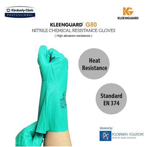 Nitrile Unisex Chemical Resistance Gloves Kleenguard G