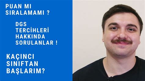 DGS TERCİHLER HAKKINDA SIK SORULAN SORULARA CEVAP YouTube