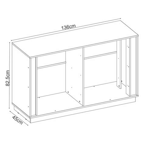 Cômoda Giardino 6 Gavetas Nogueira Nude Prime Tx Demóbile