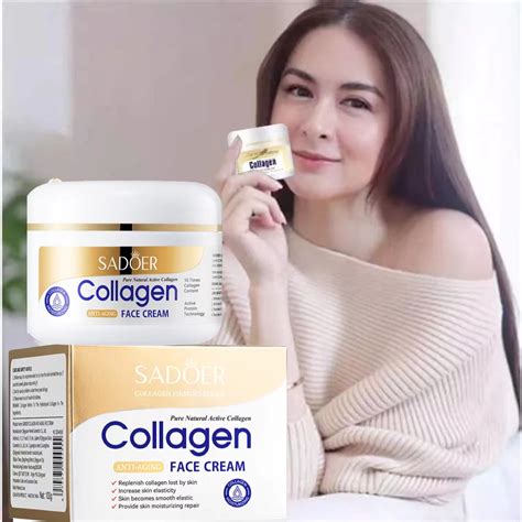 Collagen Face Cream G Lighten Dark Spots Repair Damaged Skin