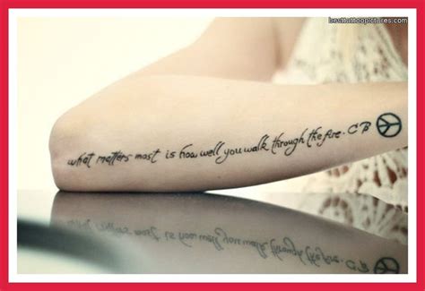 Wrist Tattoo Inspirational Quotes. QuotesGram