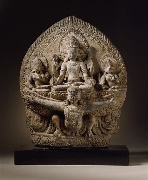 hindu god vishnu   mount garuda lacma  flickr