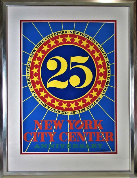 Robert Indiana New York City Center 25th Anniversary At 1stdibs