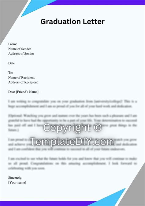 Graduation Letter to Friend Sample with Examples [Word]