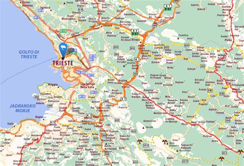 Trieste Map and Trieste Satellite Images