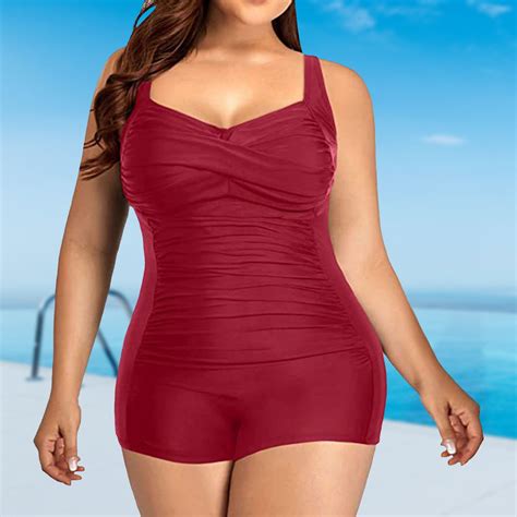 Idall One Piece Swimsuit Women Bathing Suit Womens Plus Size Bathing